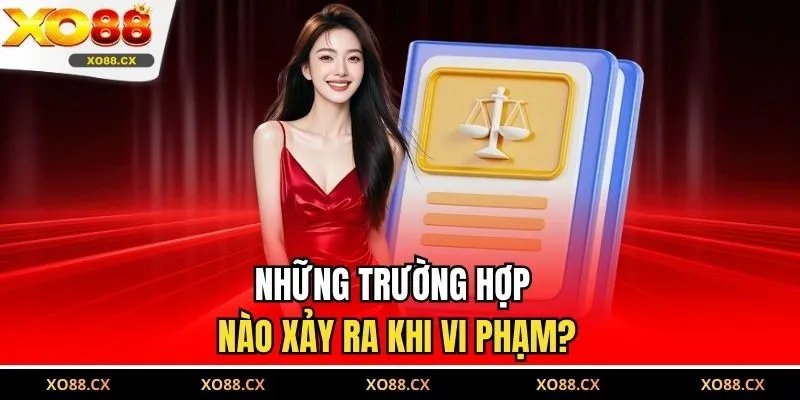 Những trường hợp nào xảy ra khi vi phạm?