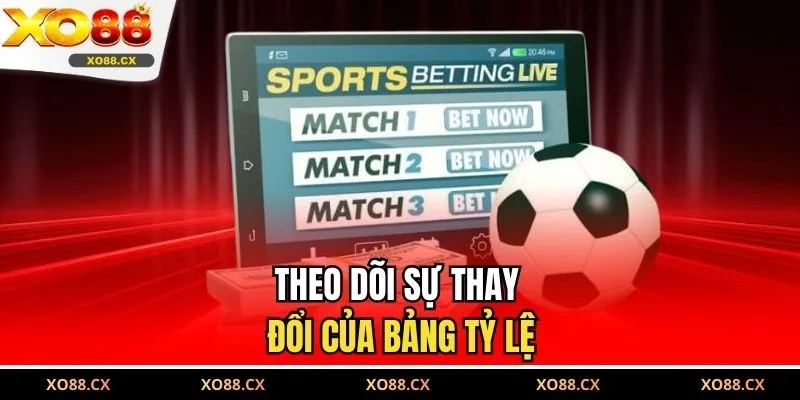 Theo dõi sự thay đổi của bảng tỷ lệ