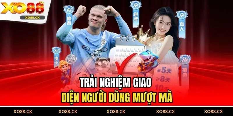 Trải nghiệm giao diện người dùng mượt mà